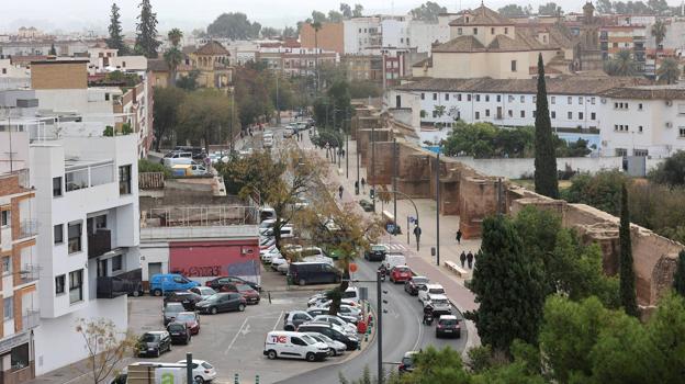 Imagen de la Ronda del Marrubial, que tiene pendiente la segunda fase de su reforma