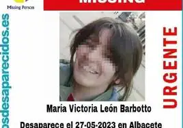 Encuentran en buen estado a María Victoria, la joven de 14 años de Albacete que fue vista en Madrid con un hombre de 30