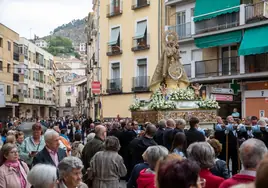 La Virgen de la Luz, patrona de Cuenca, desfila un año más por las calles del Casco histórico