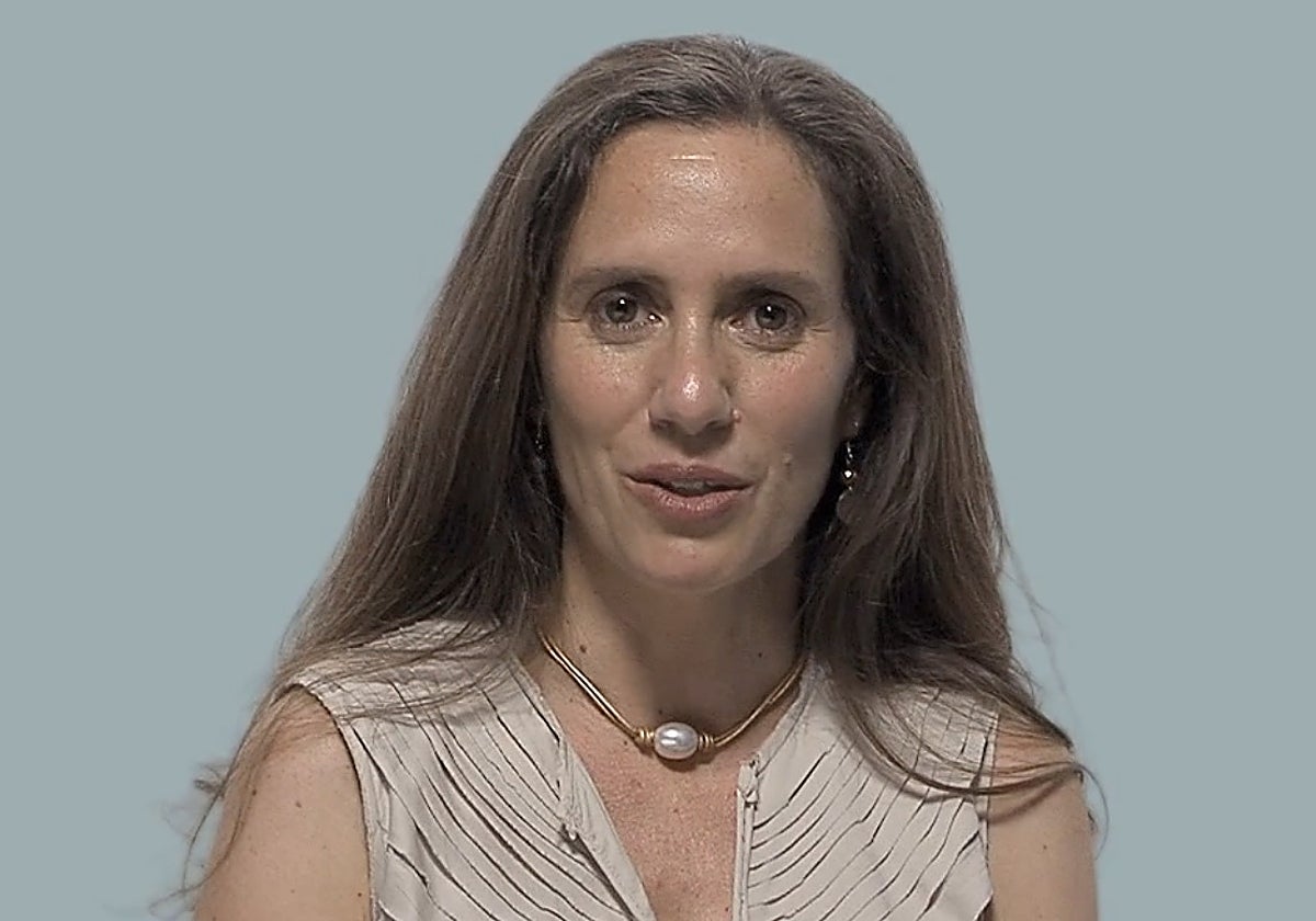 La escritora Sara García-Perate