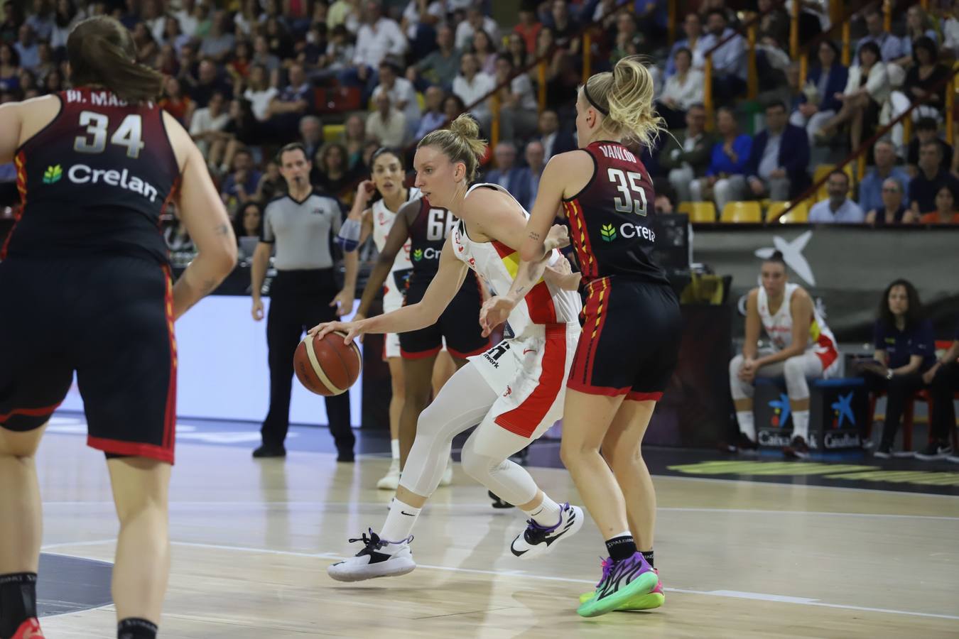 El España - Bélgica disputado este domingo en Córdoba, en imágenes