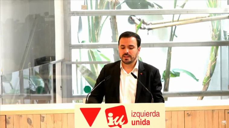 Garzón reitera su llamamiento a las fuerzas de izquierdas para integrarse en Sumar