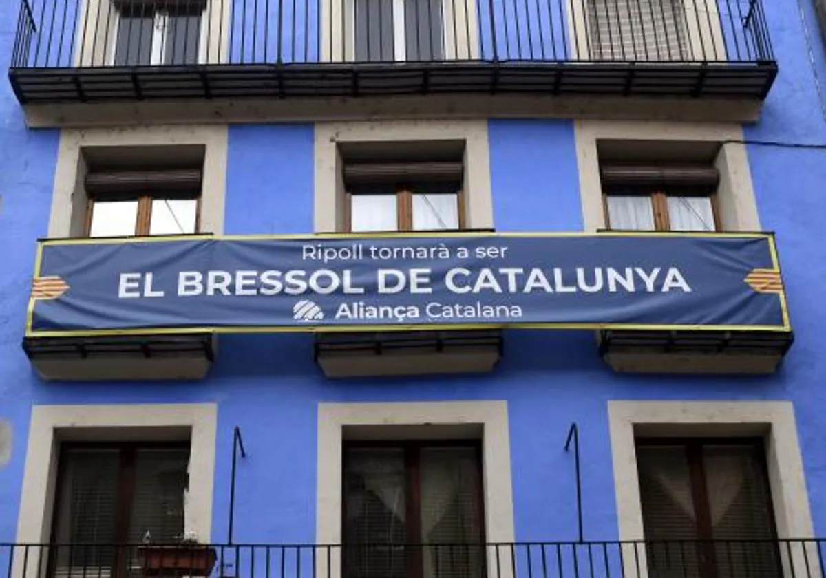 La sede de Aliança Catalana en Ripoll