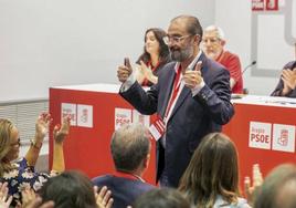 Lambán no liderará la oposición a Azcón y solo continuará como líder del PSOE hasta el congreso regional