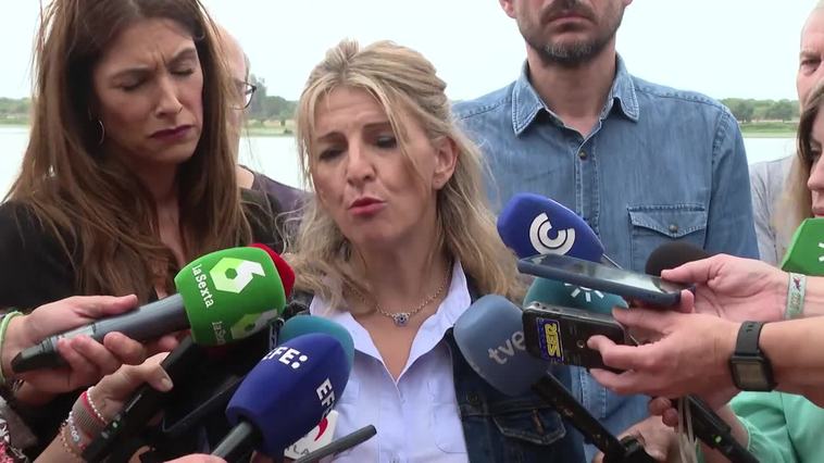 Díaz acusa al PP de "profundizar el crimen ecológico" en Doñana