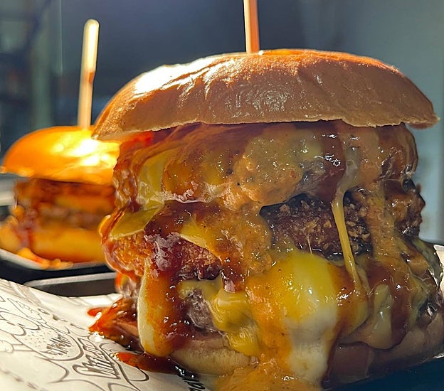 Hamburguesa con la que va a competir en Córdoba El Tarantín Chiflado