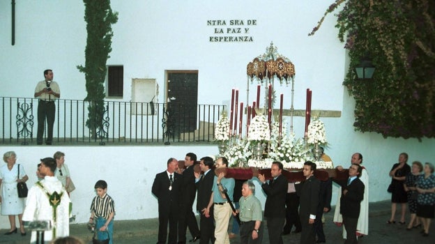 Procesión del Corpus del Císter, en el año 2000