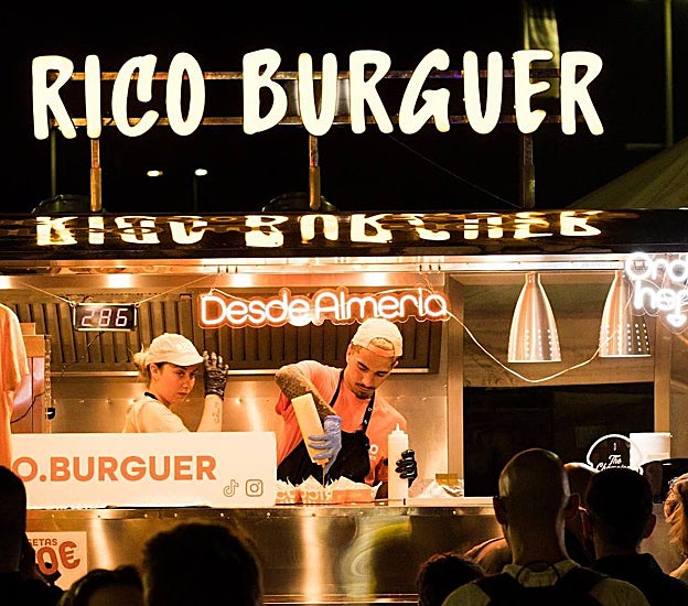 'Food Truck' de Rico Burger, que estará presente en la competición de Córdoba