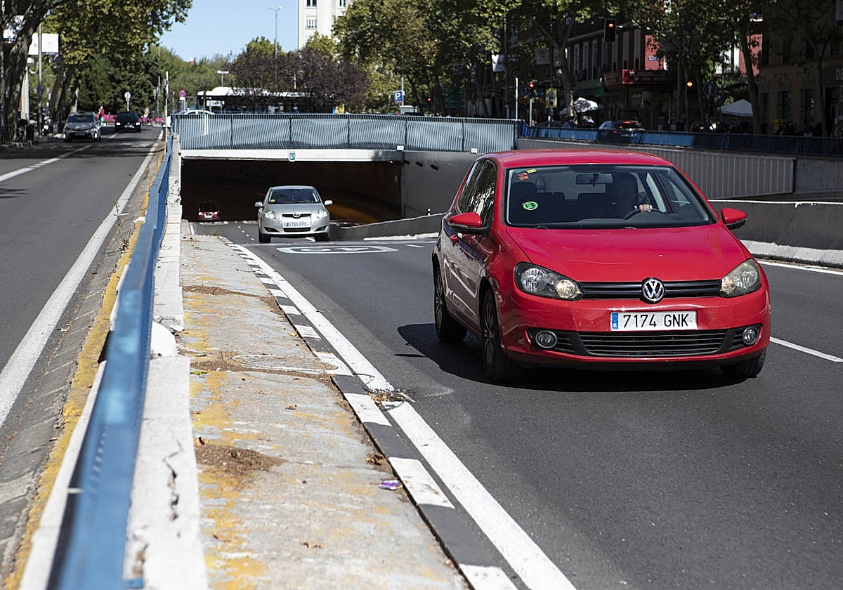 Salida del túnel de Manuel Becerra, que enlaza las calles de Francisco Silvela y Doctor Esquerdo