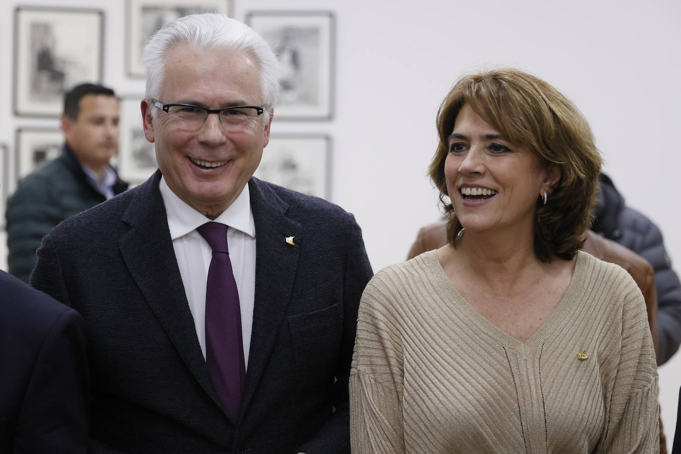 Dolores Delgado, junto al exjuez y abogado Baltasar Garzón
