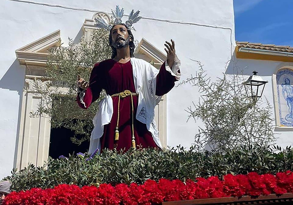 El Señor del Huerto, en procesión por las calles San Sebastián de los Ballesteros