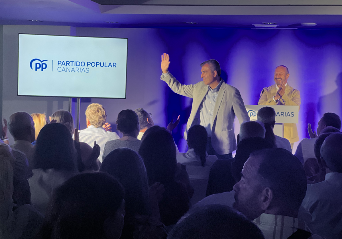 Pedro Rollán en el acto celebrado hoy en Las Palmas de Gran Canaria