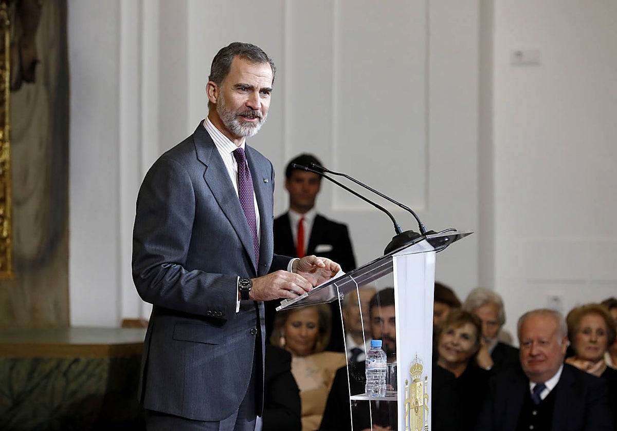 El Rey Felipe IV, en el Palacio de la Merced de Córdoba en 2019