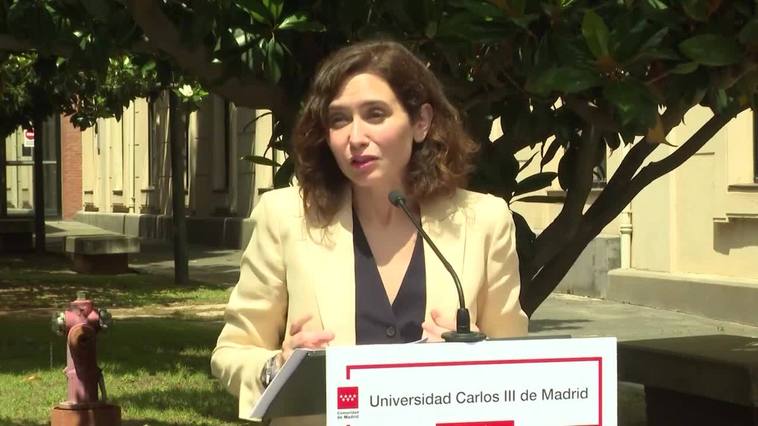 Ayuso celebra que Irene Montero "sea apartada de la política"