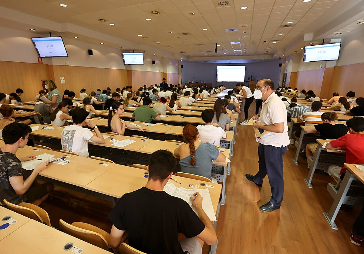 Examen de Selectividad en la Universidad de Córdoba