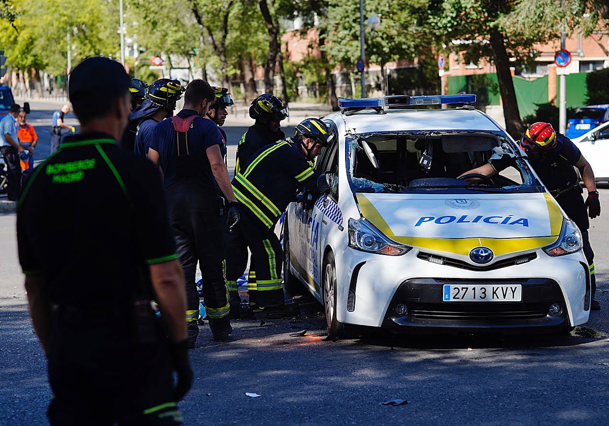 Policía Municipal de Madrid, en otra actuación en la capital