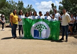 'El Borril' acoge el XIII Encuentro de Escoescuelas y la entrega de cuatro nuevas banderas verdes