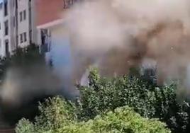 Un edificio de cinco plantas se derrumba por completo en Teruel