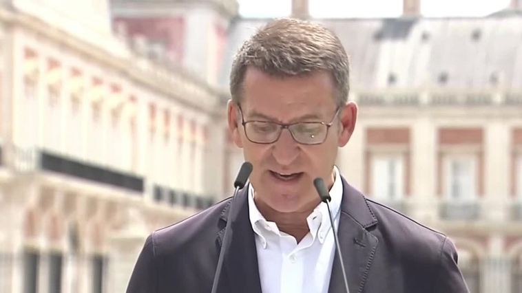 Feijóo: "Un movimiento como el sanchismo puede terminar con un gran estruendo"