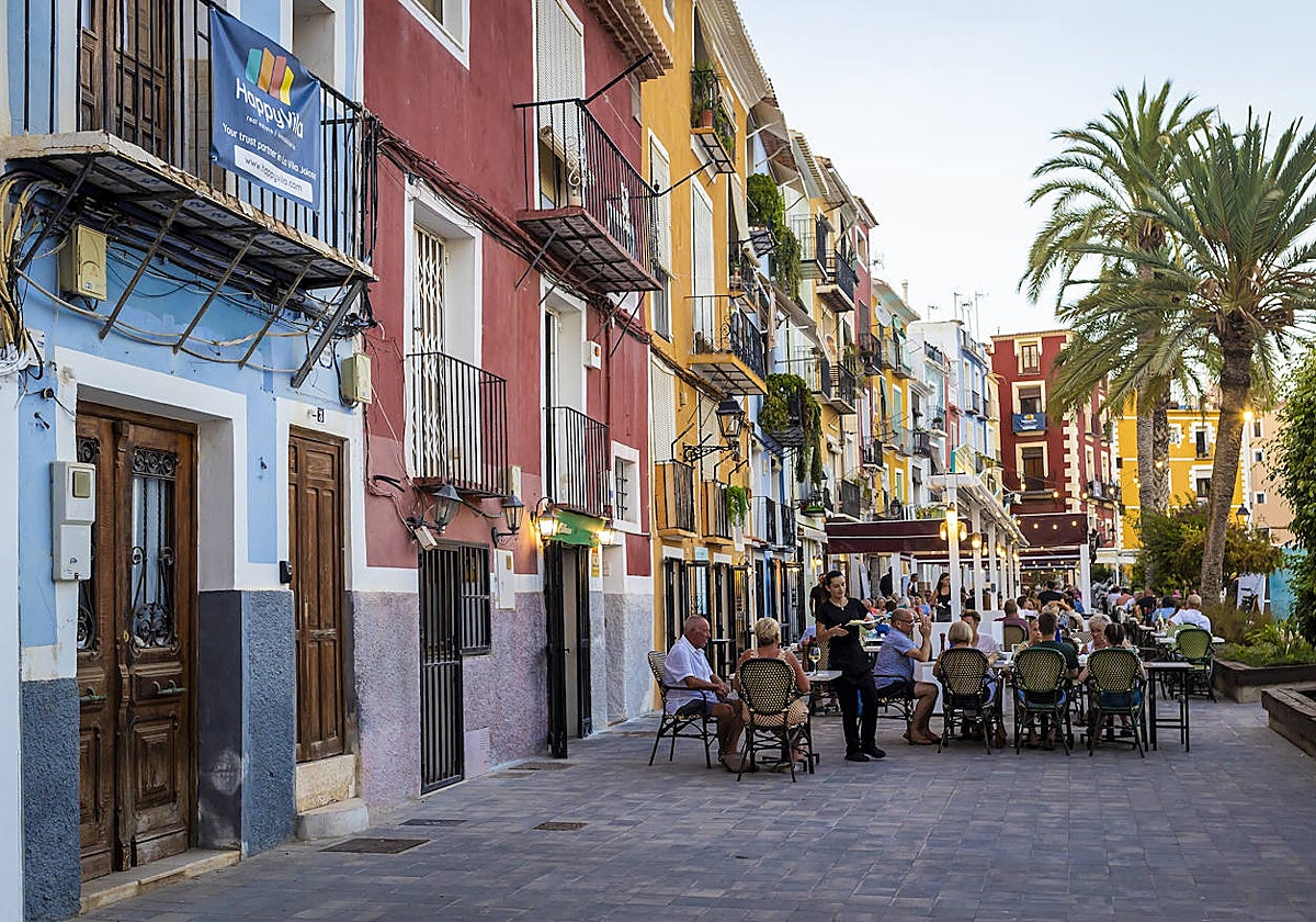 Imagen de archivo de la terraza de un bar en la provincia de Alicante
