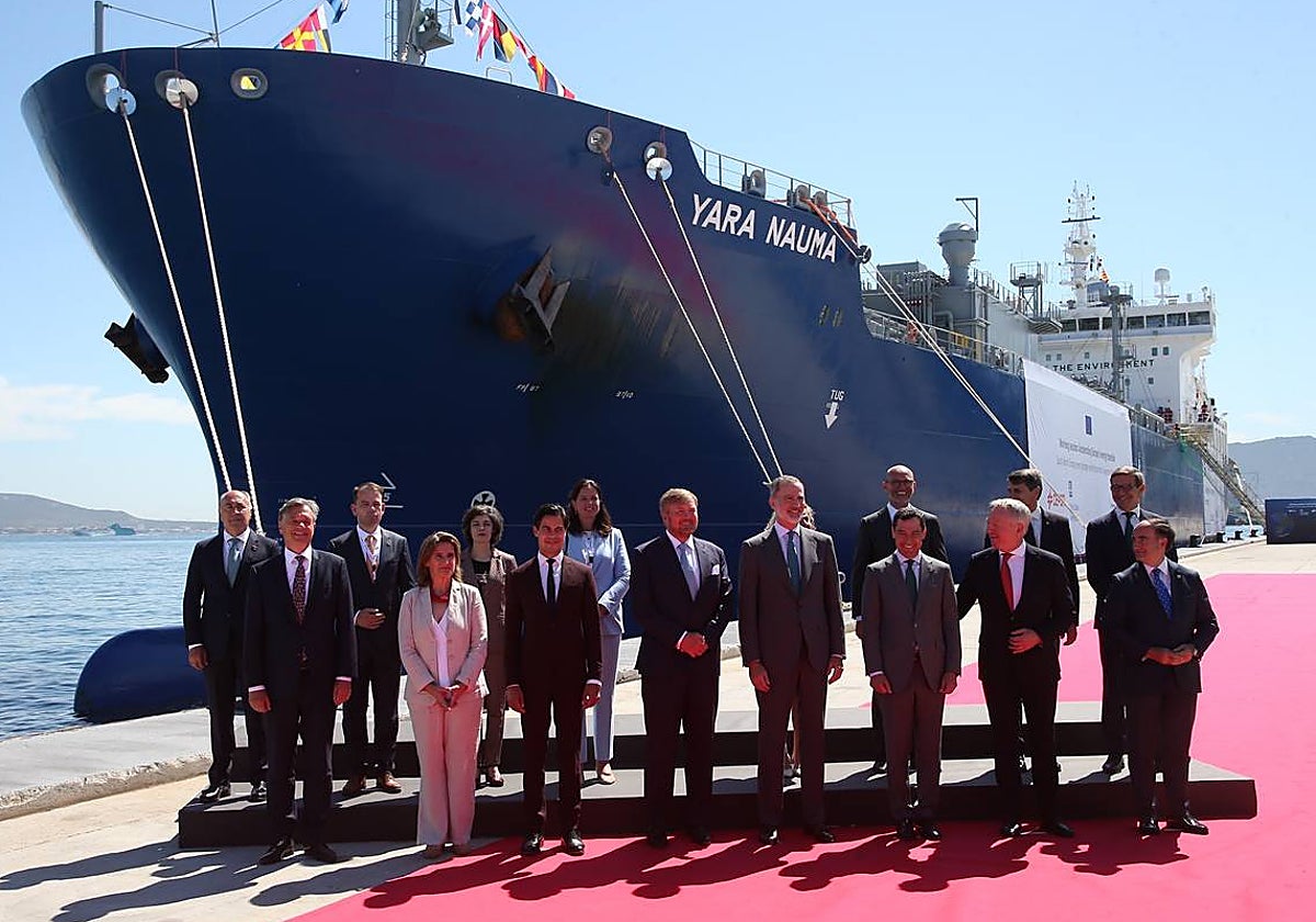 Sus Majestades los Reyes de España y Holanda respaldan el primer corredor de hidrógeno verde de Europa