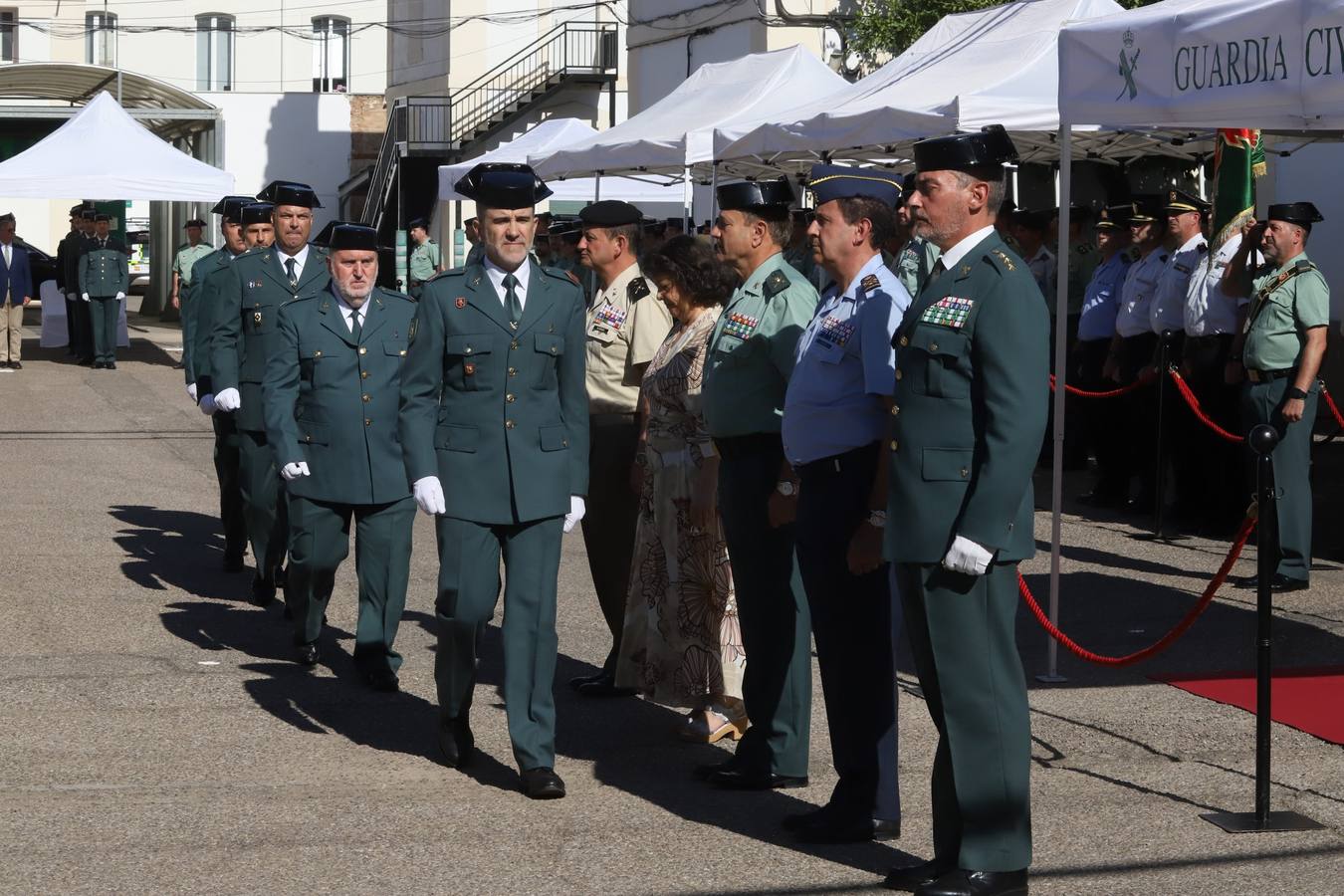 Fotos: Toma de posesión del coronel Ramón Clemente como jefe de la Guardia Civil en Córdoba