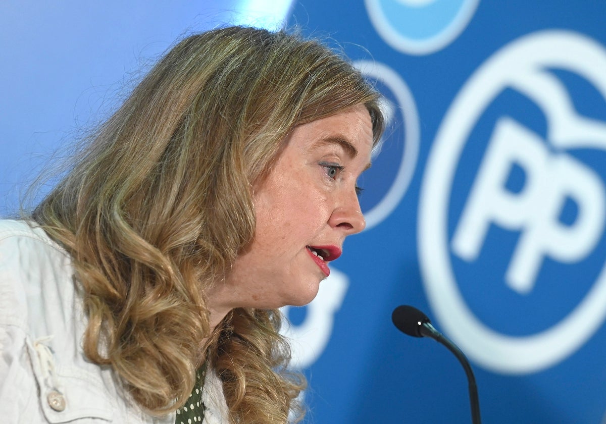 La candidata del PP a la Alcaldía de Burgos, Cristina Ayala