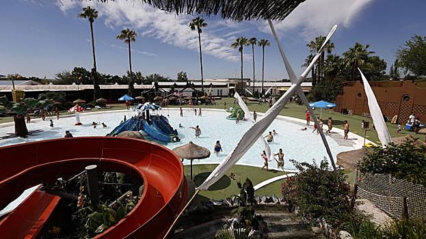 Imagen del parque acuático Aquasierra, situado en Villafranca