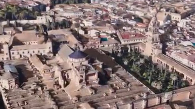 Fragmento de la nueva visualización que ofrece Google de la Mezquita de Córdoba