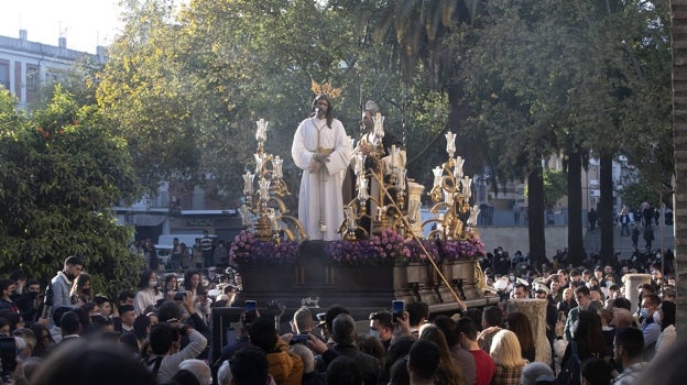 El Señor de la Bondad, en su procesión en la Fuensanta