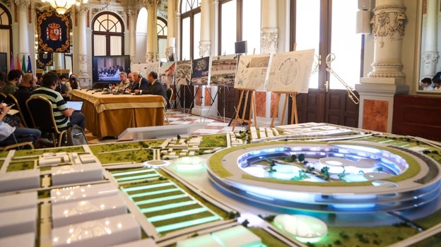 Maqueta de la Expo 2027