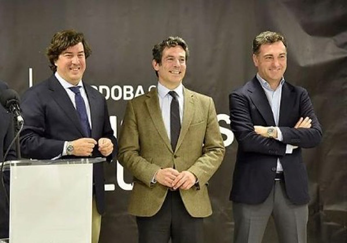 Los exconsejeros del Córdoba, Jesús Coca, Antonio Palacios y Miguel Gómez