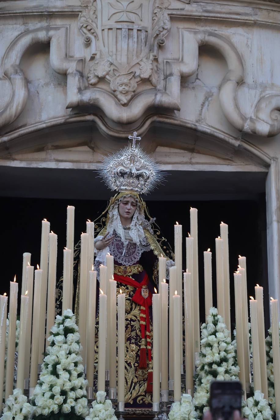 La procesión de la Virgen de la Quinta Angustia en Córdoba, en imágenes