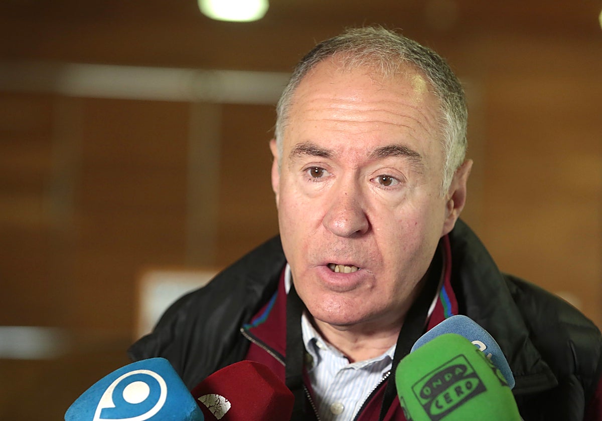 El candidato de UPL al Ayuntamiento de León, Eduardo López Sendino, en una imagen de archivo