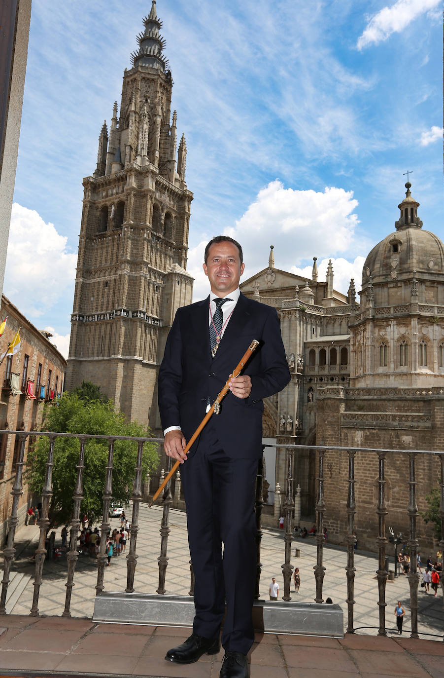 La toma de posesión de Carlos Velázquez como alcalde de Toledo, en imágenes