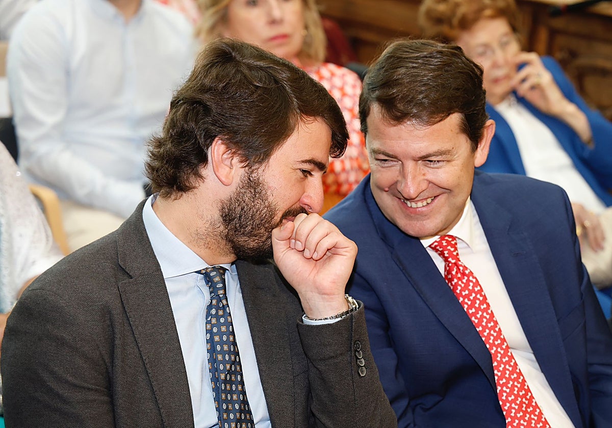 Gallardo y Mañueco, en la constitución del Ayuntamiento de Valladolid