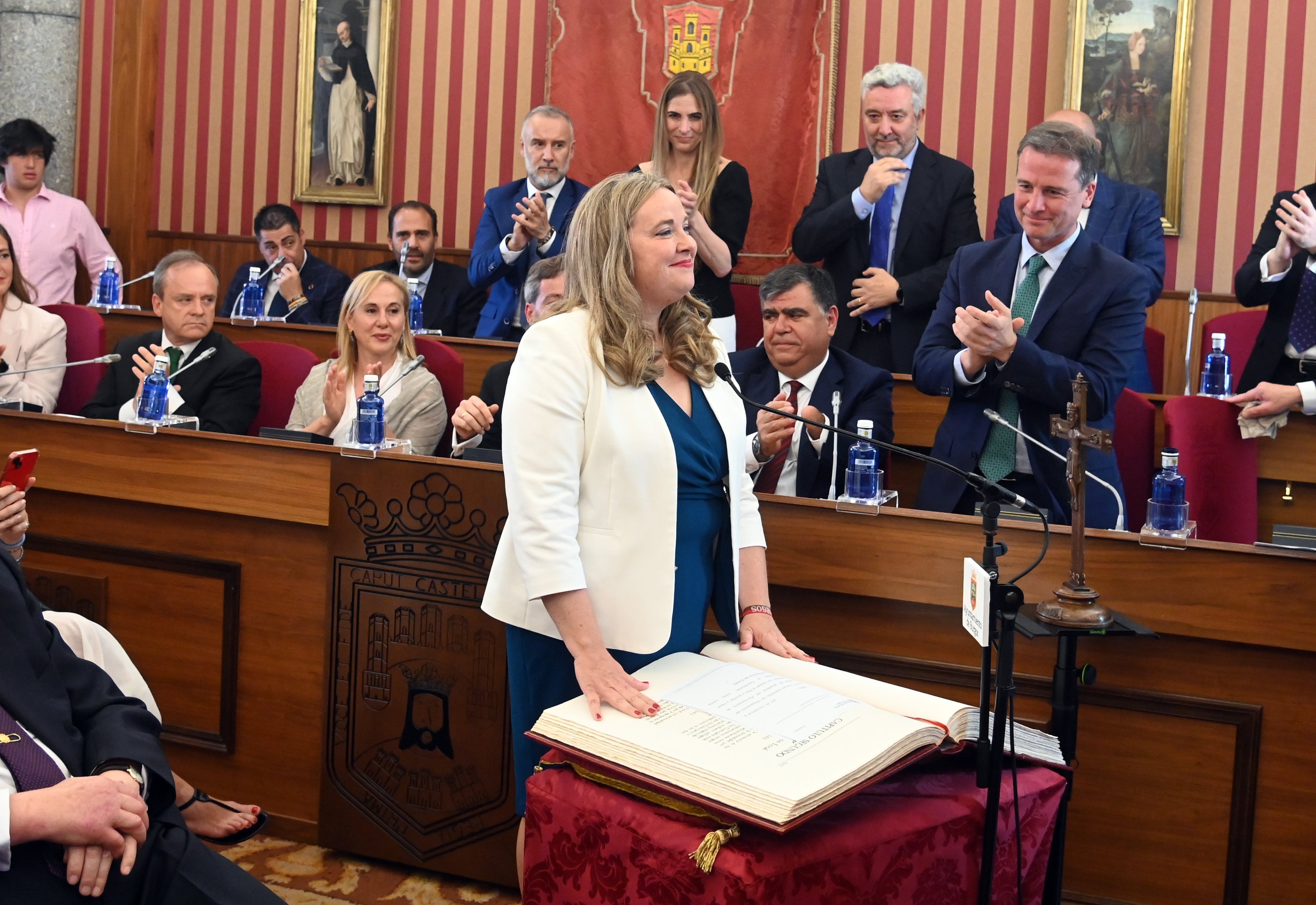 Cristina Ayala, la primera alcaldesa de Burgos con el apoyo de Vox