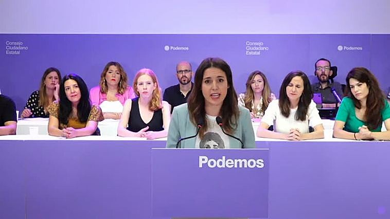 Podemos asume el veto a Irene Montero y acepta su nuevo papel en Sumar