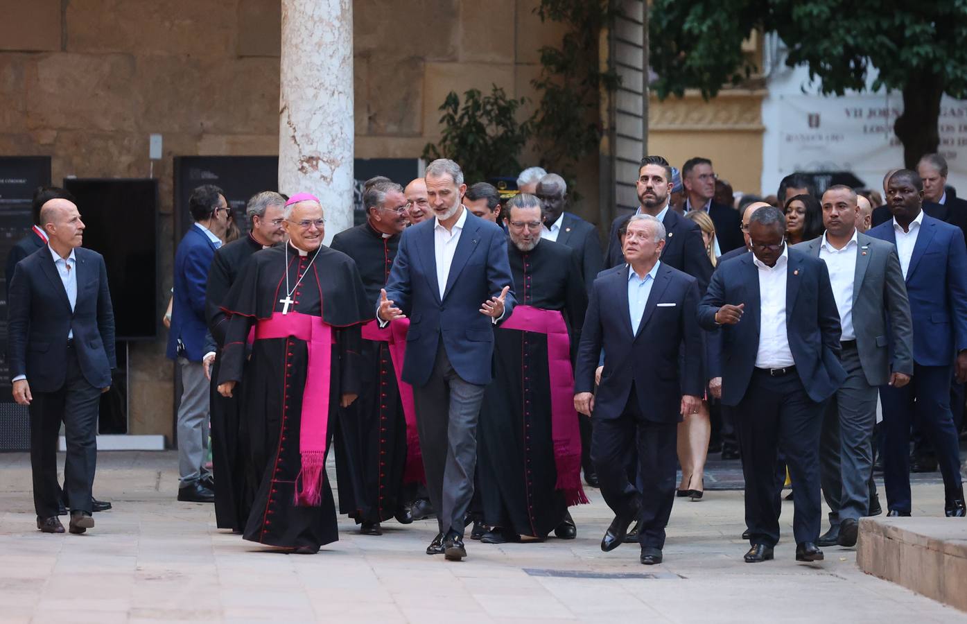 Fotos: La visita de los Reyes de España y Jordania a la Mezquita-Catedral de Córdoba