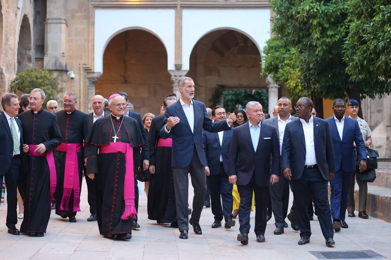 Fotos: La visita de los Reyes de España y Jordania a la Mezquita-Catedral de Córdoba