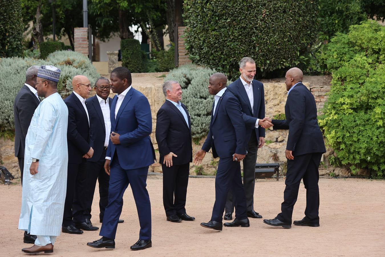 Fotos: Felipe VI y Abdalá II de Jordania llegan a Córdoba para la cumbre sobre Oriente Próximo