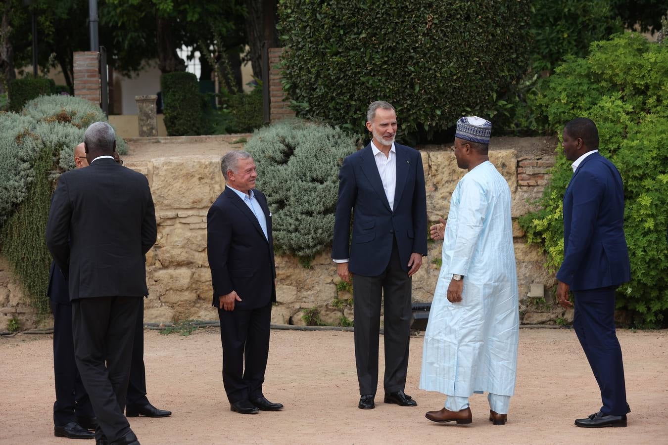 Fotos: Felipe VI y Abdalá II de Jordania llegan a Córdoba para la cumbre sobre Oriente Próximo