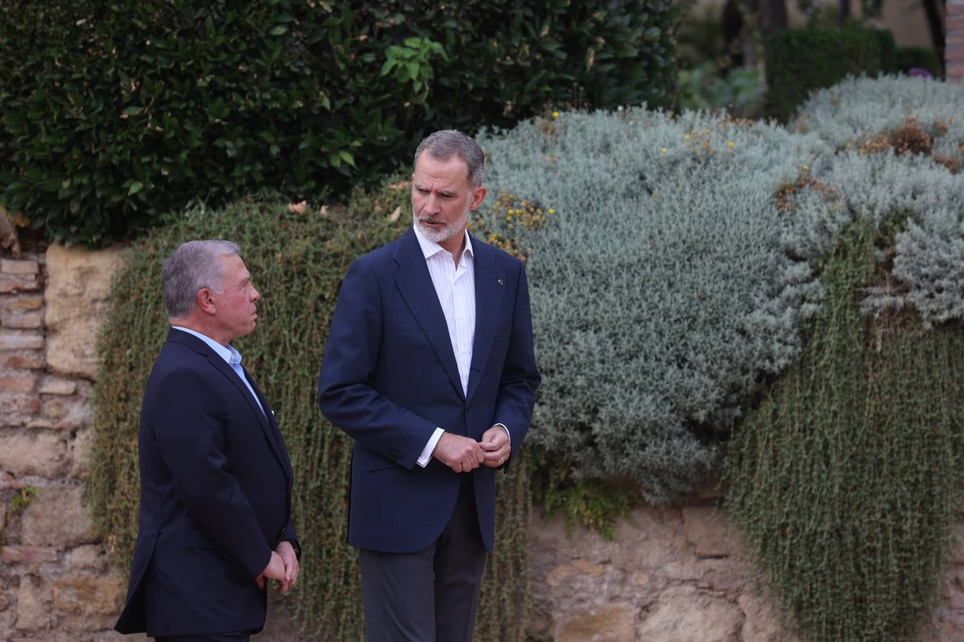 Fotos: Felipe VI y Abdalá II de Jordania llegan a Córdoba para la cumbre sobre Oriente Próximo