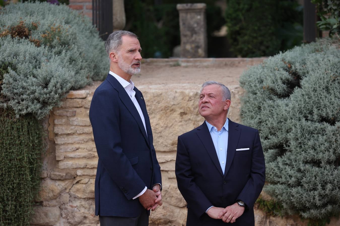 Fotos: Felipe VI y Abdalá II de Jordania llegan a Córdoba para la cumbre sobre Oriente Próximo