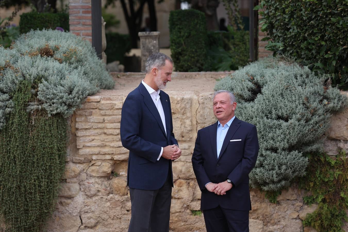 Fotos: Felipe VI y Abdalá II de Jordania llegan a Córdoba para la cumbre sobre Oriente Próximo