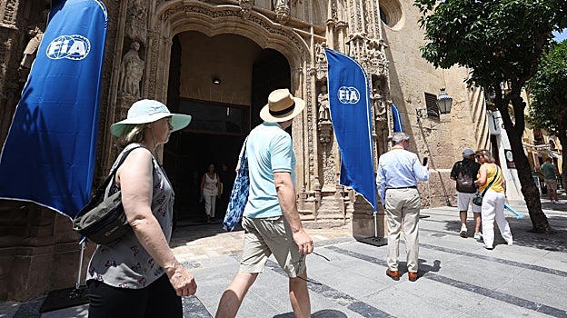 Presencia de la FIA en el Palacio de Congresos de Córdoba en la jornada de ayer