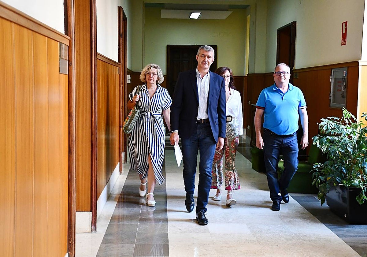 Álvaro Gutiérrez, este martes, en la Diputación de Toledo