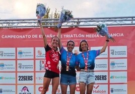 Maria Varo, subcampeona de España de triatlón de media distancia