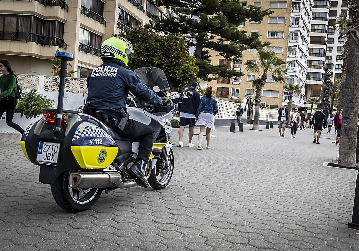 Imagen de archivo de la Policía Local de Benidorm