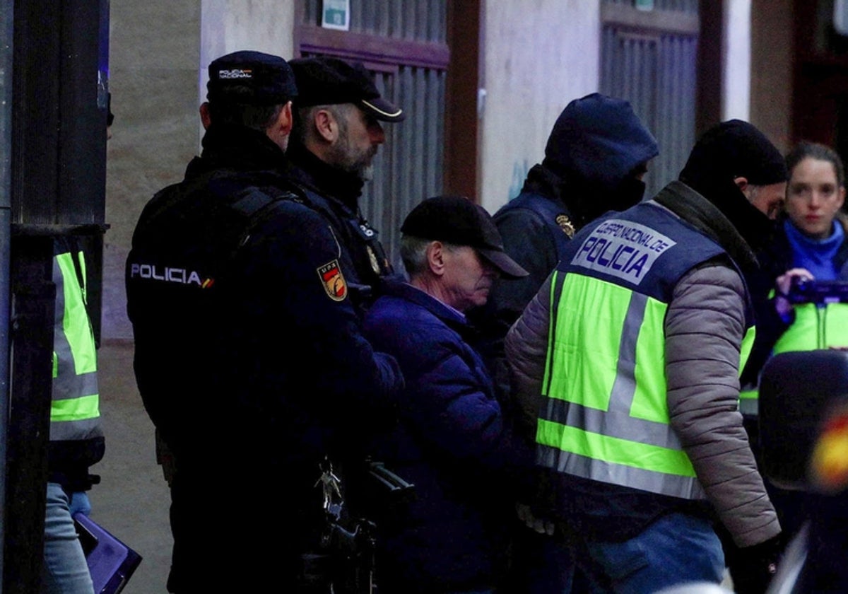 Detención de Pompeyo González en Miranda de Ebro el pasado mes de enero